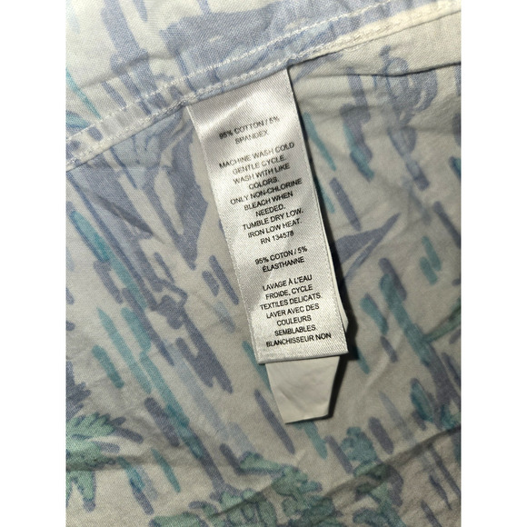 Vineyard Vines Slim Fit Murray Short Sleeve Button Up Shirt XL Cotton Stretch - Picture 5 of 11